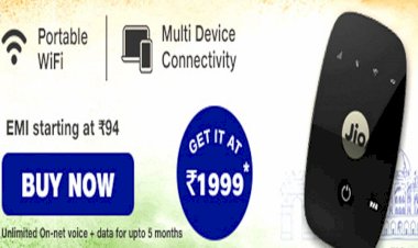 Jio Offers 5 Months of Free Data, Calls With JioFi For Independence Day