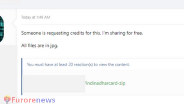 Fresh personal details leaks detected on dark web
