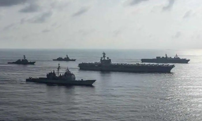 US supercarriers in South China Sea, ambitious Beijing stretched on multiple fronts