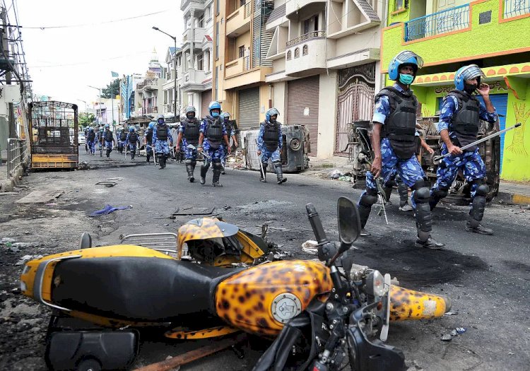 Bengaluru violence Congress corporator’s husband among 60 more arrested